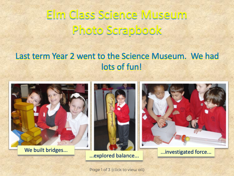 Science Museum Visit PDF link